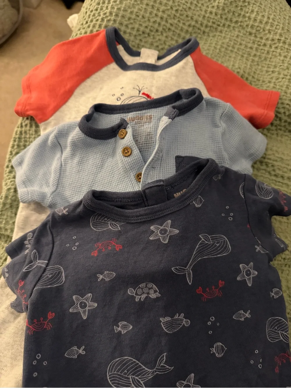 Huggies Set of 3 Rompers